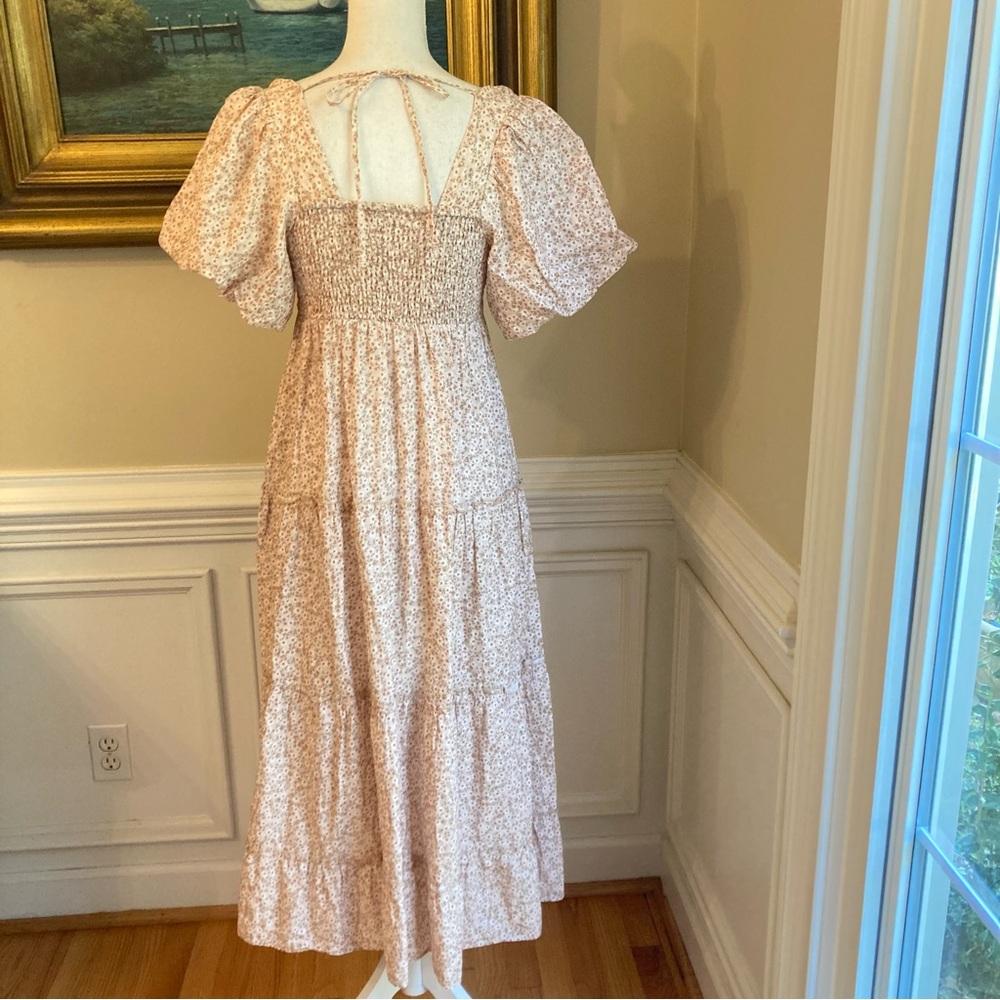 SHOW ME YOUR MUMU Odette Ditsy Daisy Floral Midi Dress - Picture 7 of 15